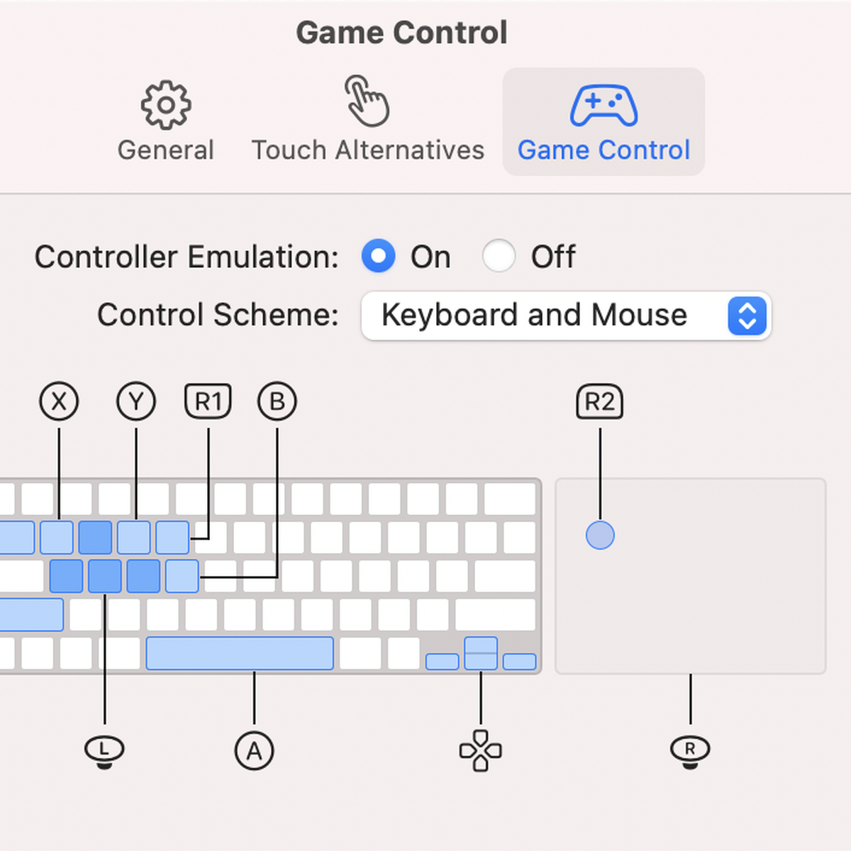 dolphin emulator keyboard controls mac